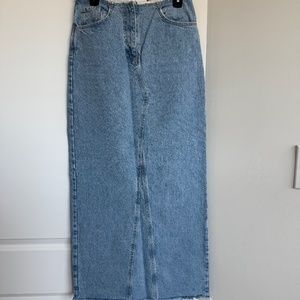 MANGO - Denim maxi skirt - Size S